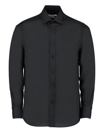 Kustom Kit Men LS Tailored Busines Shirt