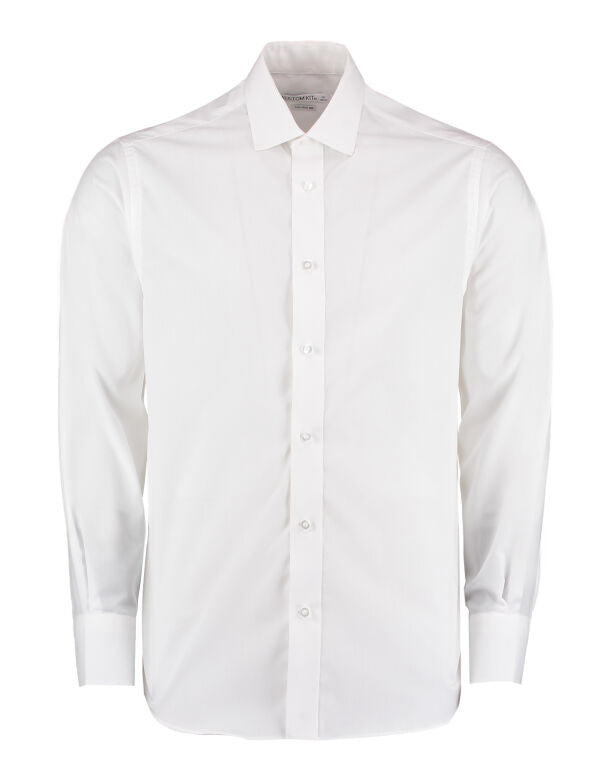 Kustom Kit Men LS Tailored Busines Shirt