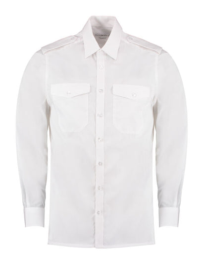 Kustom Kit Tailored Fit L/S Pilot Shirt