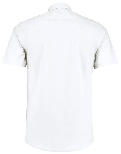 Kustom Kit Mens SS Tailored Poplin Shirt