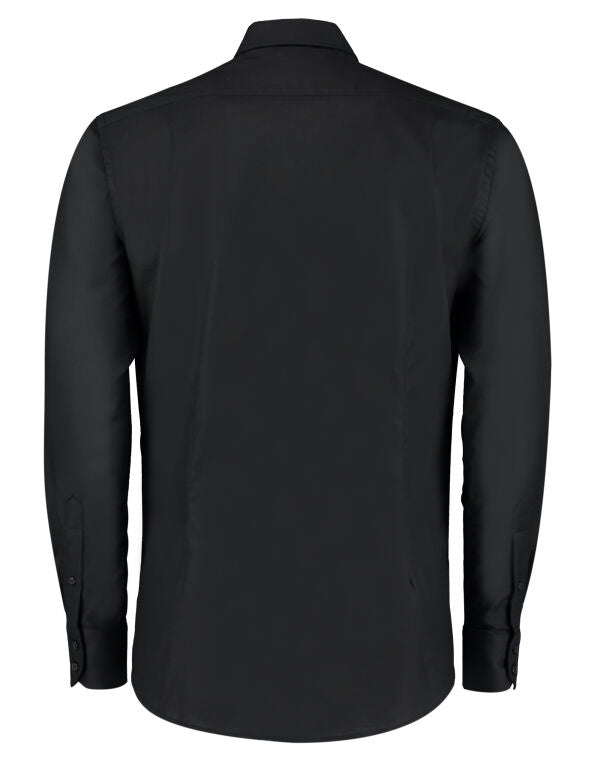 Kustom Kit Mens LS Slim Workwear Shirt
