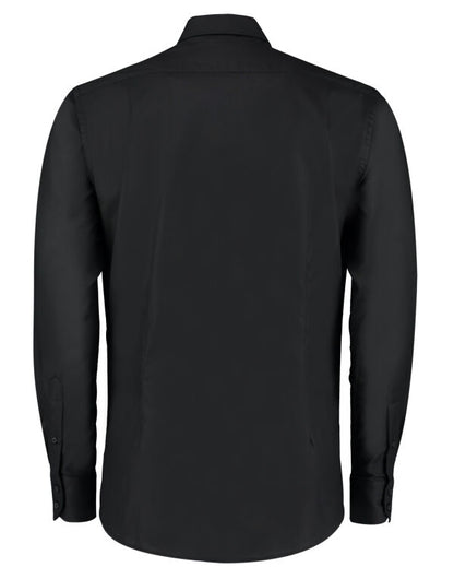 Kustom Kit Mens LS Slim Workwear Shirt