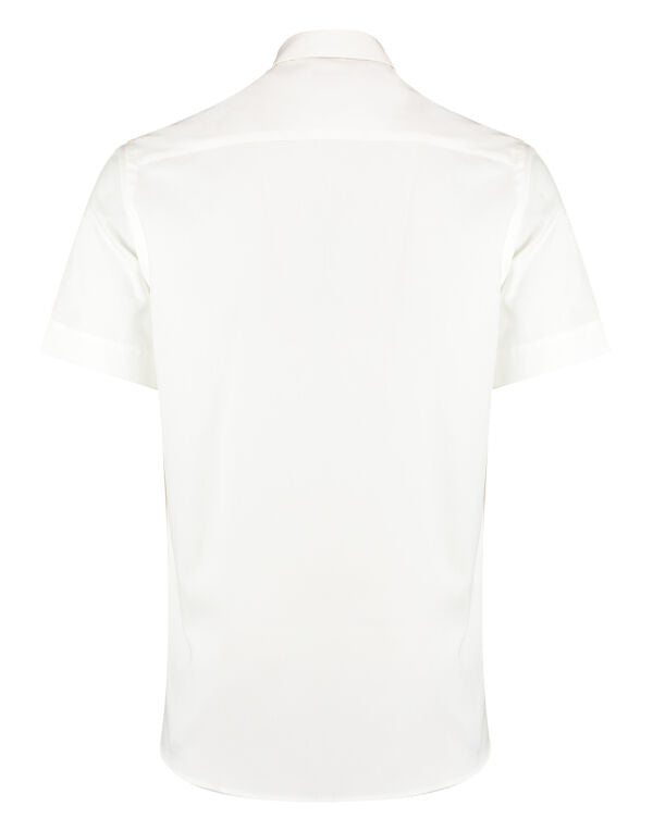 Kustom Kit Mens SS Tailored Oxford Shirt