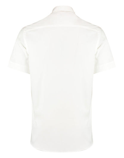 Kustom Kit Mens SS Tailored Oxford Shirt