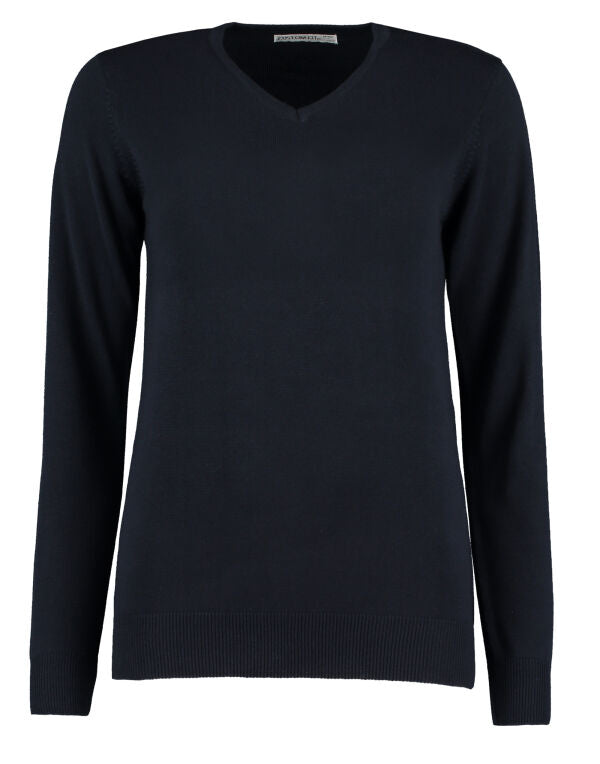 Kustom Kit Ladies Arundel V Neck Sweater