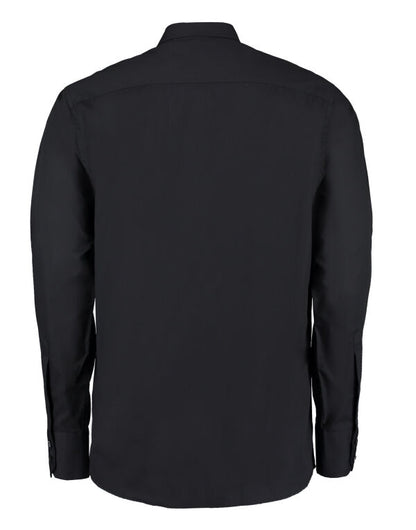 Kustom Kit Mens LS Tailored City Shirt