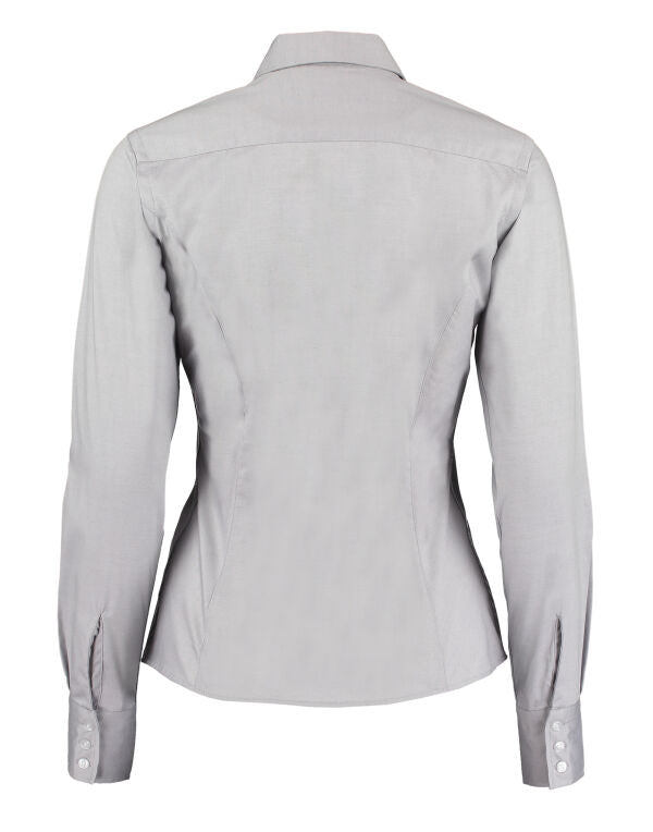Kustom Kit Lady LS Tailored Oxford Shirt