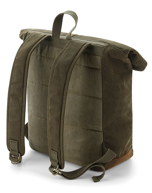 Quadra Heritage Waxed Canvas Backpack