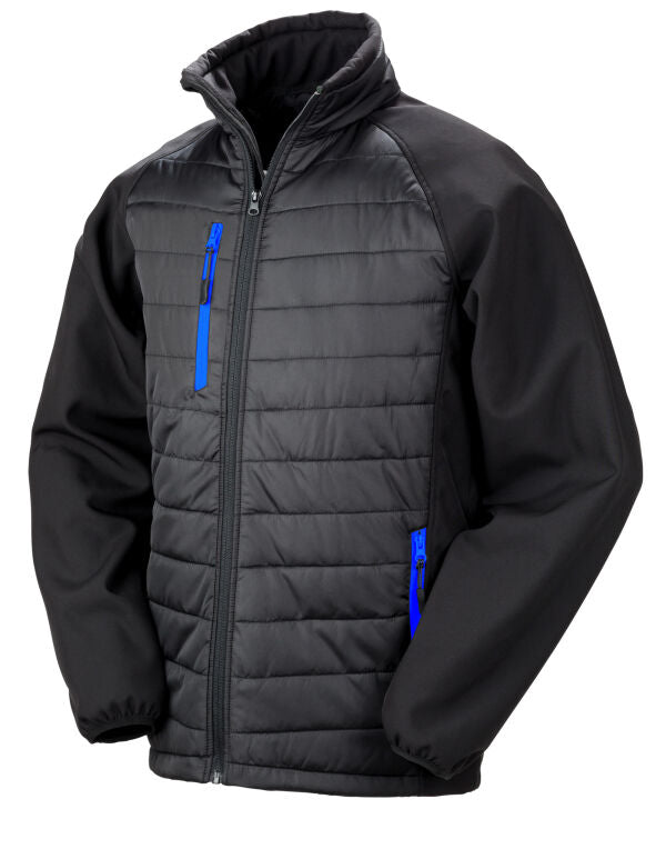 Result Black Compass Softshell Jacket