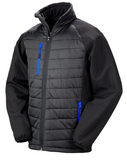 Result Black Compass Softshell Jacket