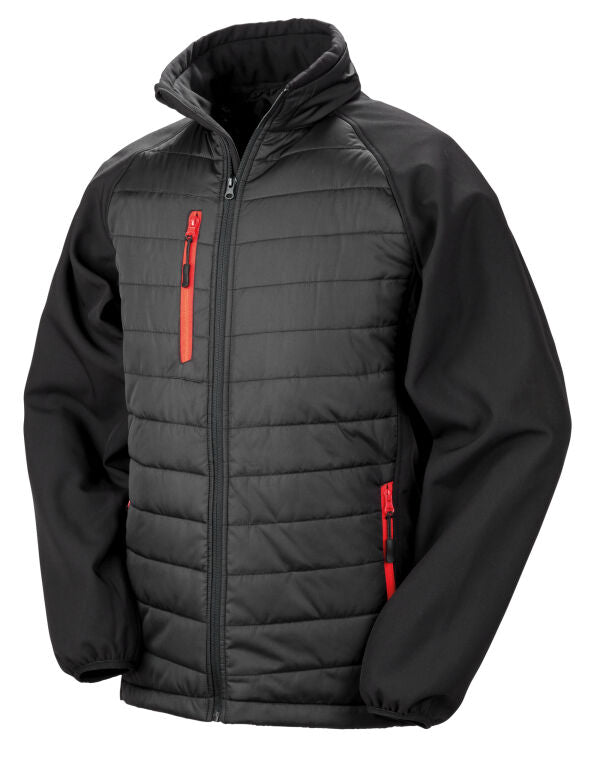 Result Black Compass Softshell Jacket