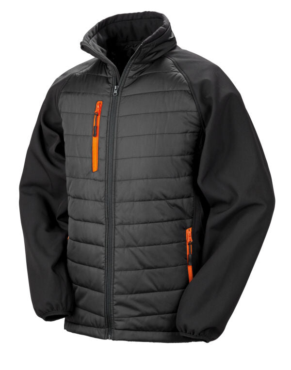 Result Black Compass Softshell Jacket