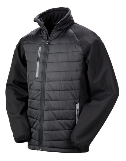 Result Black Compass Softshell Jacket