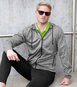Spiro Fitness Mens Hooded Tee-Jacket